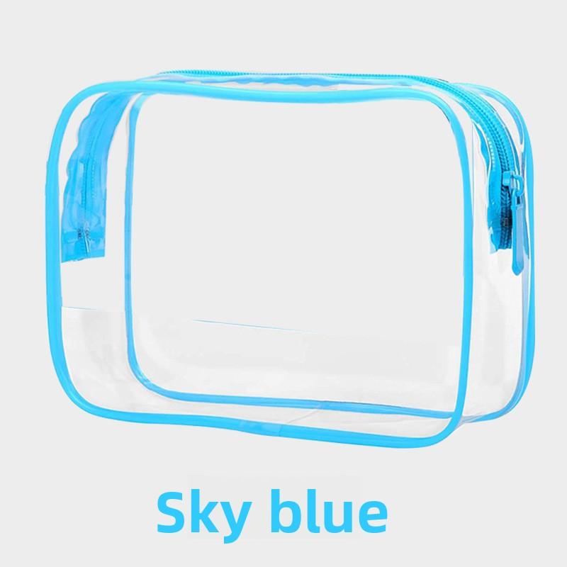 Highly Attractive Travel Toiletry Bag, Waterproof Transparent Makeup Bag, Portable Multifunctional PVC Toiletry Bag for Travel