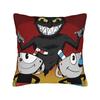 Cupheads And Mugmans Cartoon Pillowcase Doublesided Printing Cushion Cover Decor  Throw Pillow Case Cover Sofa Zipper