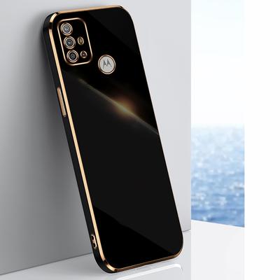 Для Moto G30 G20 G10 чехол с роскошным покрытием, мягкий чехол с прямым краем Motorola Moto G60 G50 5G G8 E20 E7 G9, противоударные чехлы для камеры