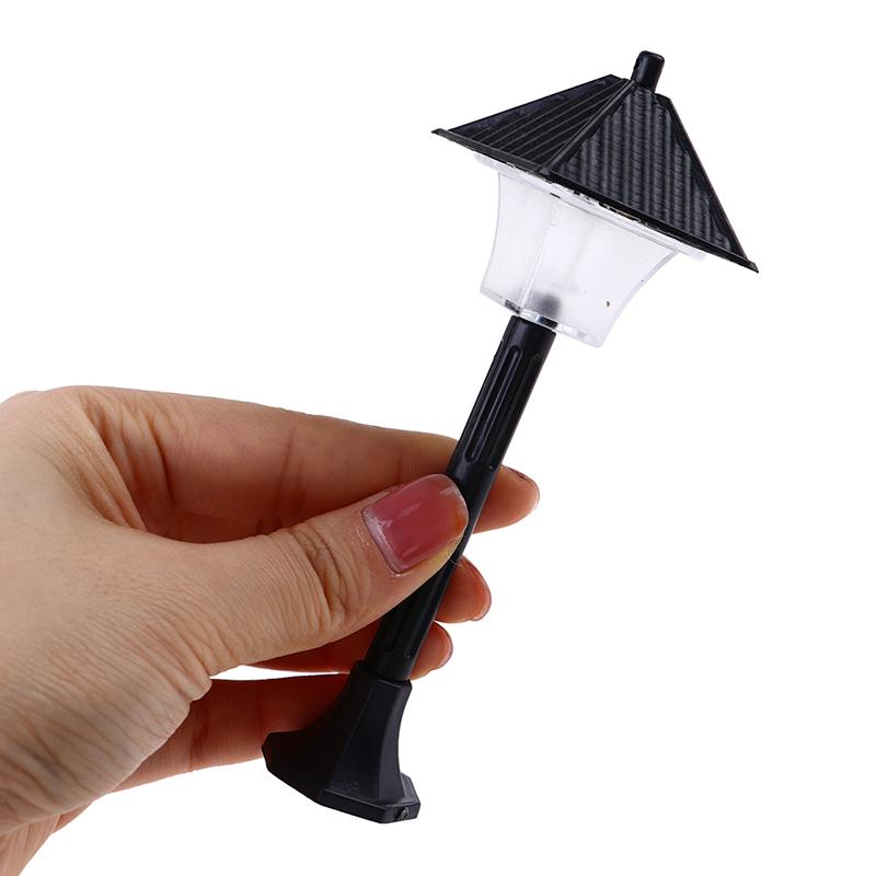 1:12 кукольных миниатюрных парковых уличных фонарей светодиодные фонари фонарные столбы уличные фонари декор