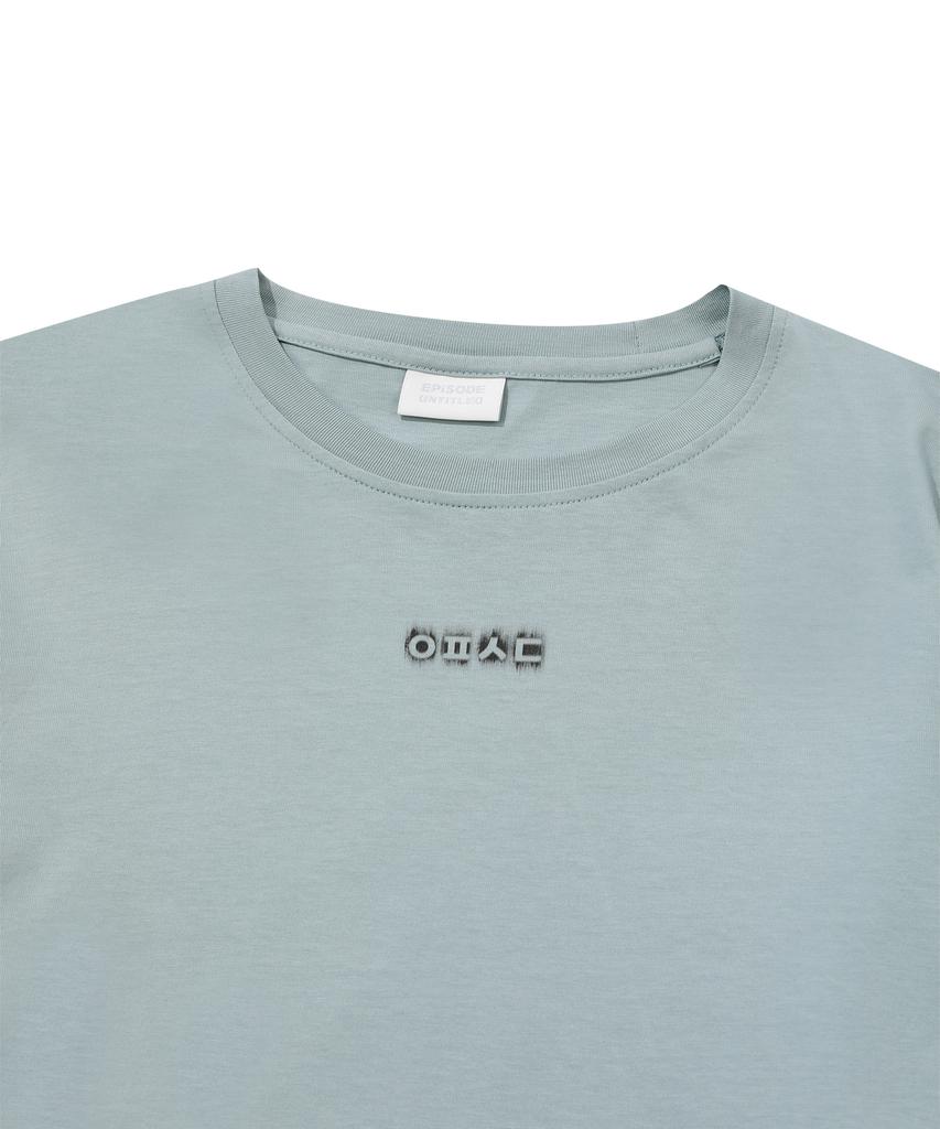 EPISODE UNTITLED Cutting Printing Patch Long Sleeves_Blue
