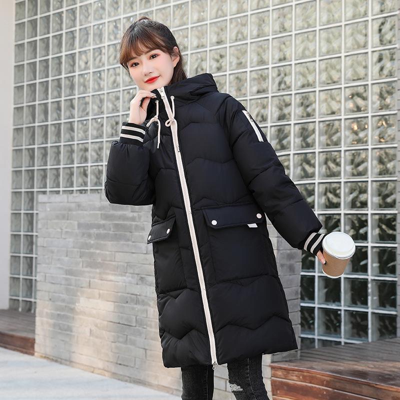 Winter Ladies Cotton Jacket Women's Medium Long Loose Jacket