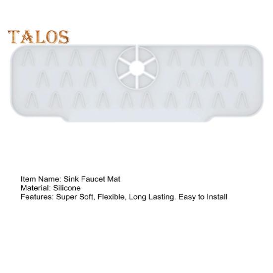 Sink Splash Guard Ultra-thick Multipurpose Simple Installation Practical Sink Faucet Mat Countertop Anti-Splash Drain Pad