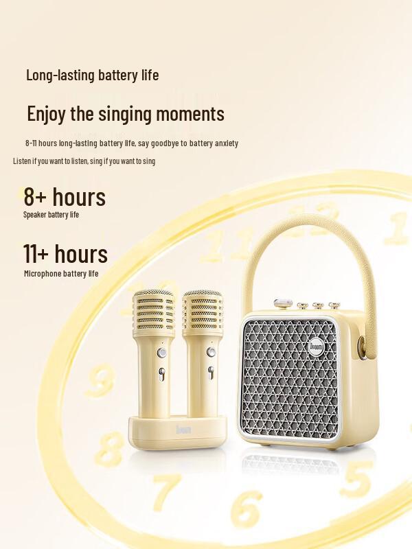Divoom SongBird-SE Karaoke Bluetooth Speaker with Dual Mics