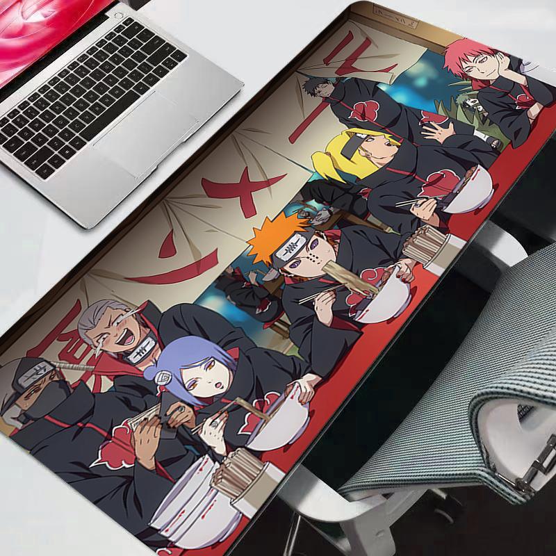Mouse pad Naruto Computer Laptop Anime Keyboard Mouse Mat Large Mousepad Keyboards Gamers Decoracion Desk Mat durable anime