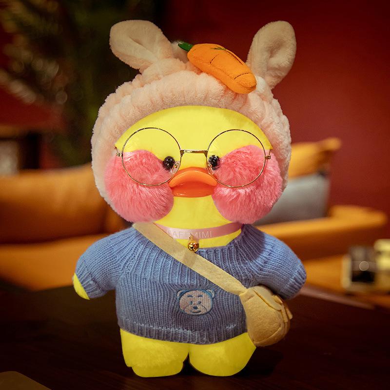 30 см кавайная плюшевая игрушка Lalafanfan утка мультфильм кукла Lalafanfan утка мягкая плюшевая игрушка подарки на день рождения для девочек
