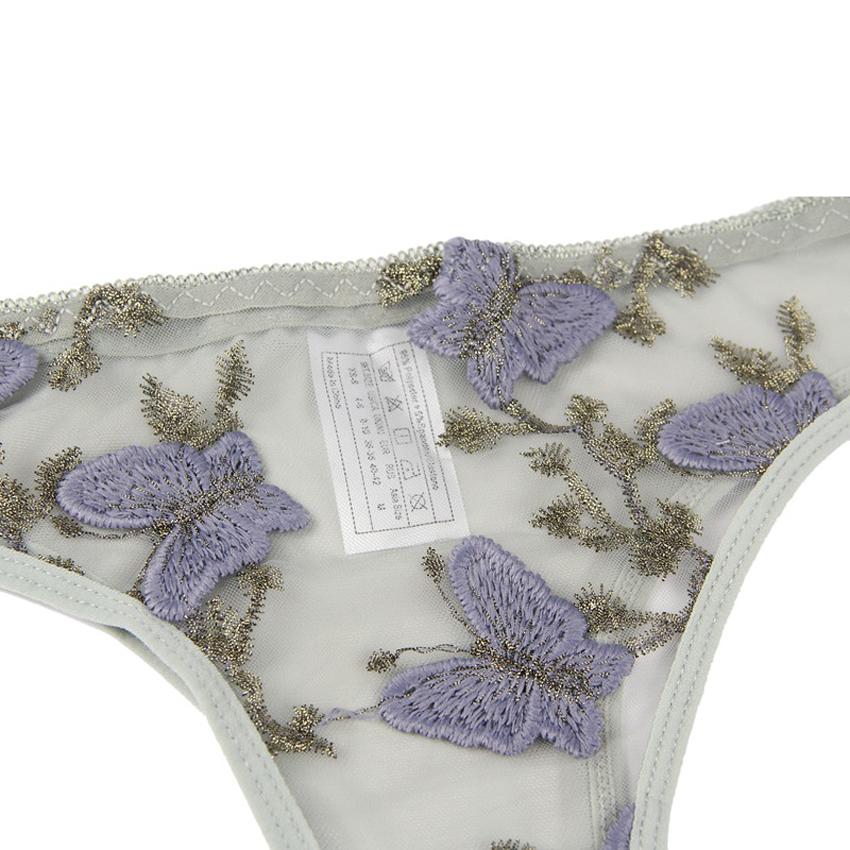 Ladies Hollow Out Floral Sexy Women Lingerie Lace Bra and Panties Plus Size Bra Set