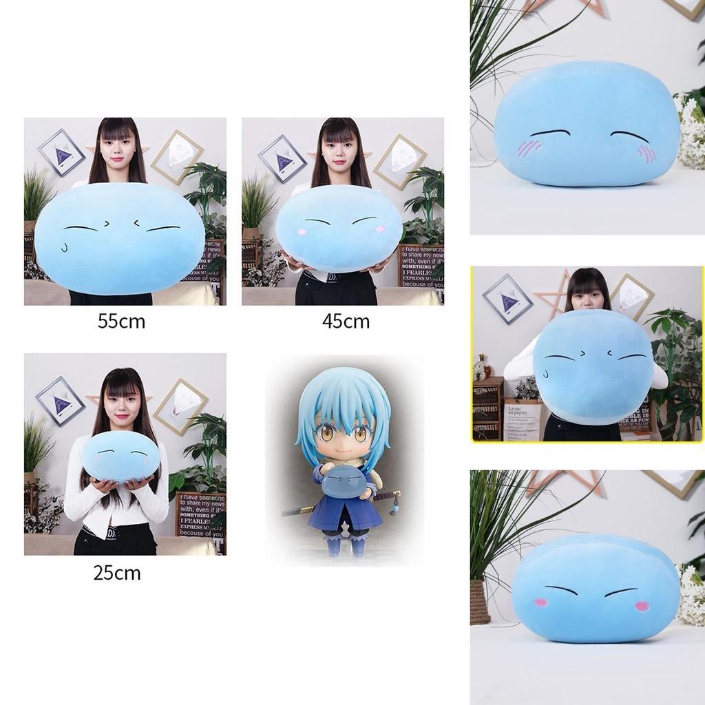 Adorable That Time I Got Reincarnated As A Slime Cartoon Throw Pillow