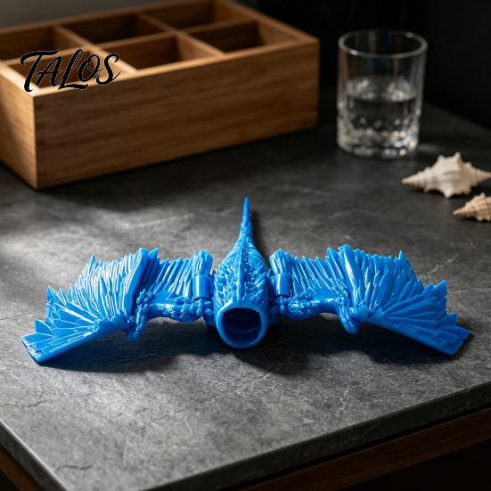 Подарок в стиле научной фантастики 3D-печатная игрушка Пожиратель Морей, Гибкие подвижные суставы, Реалистичное настольное украшение, Глубинный Монстр, Игрушки для снятия стресса для