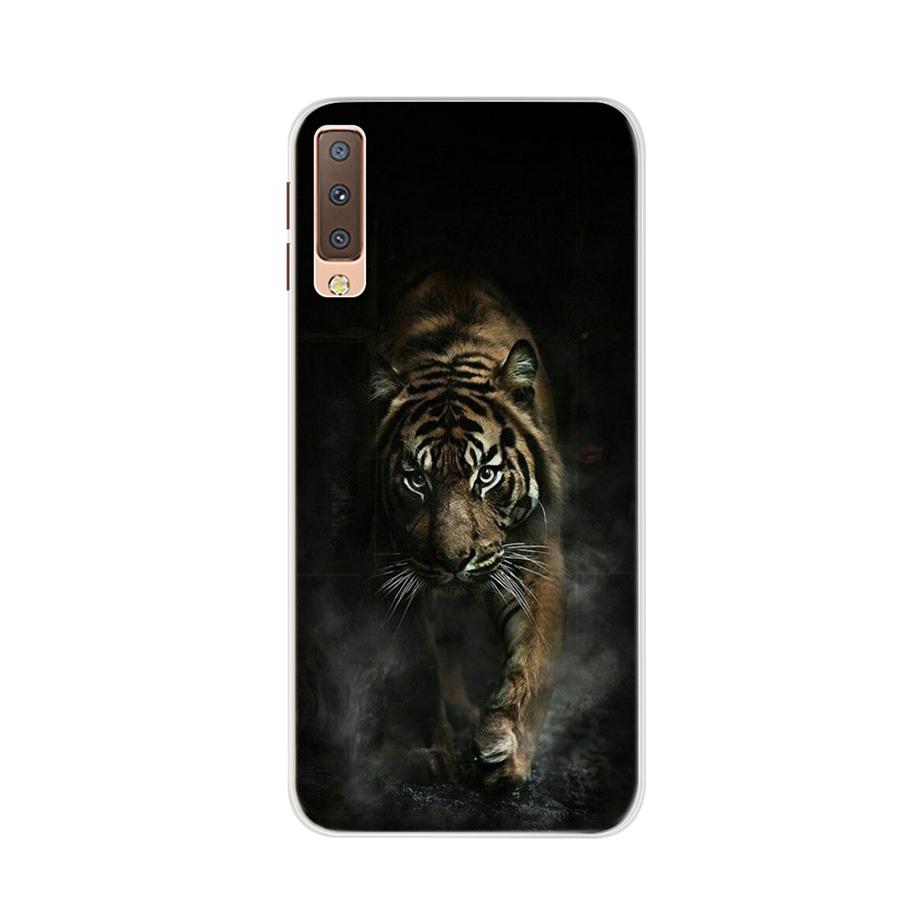 for Samsung A7 2018 Case Soft Silicone Back Cover Cute Cartoon Phone Case For Samsung Galaxy A7 A 7 2018 A750 A750f Case Bumper