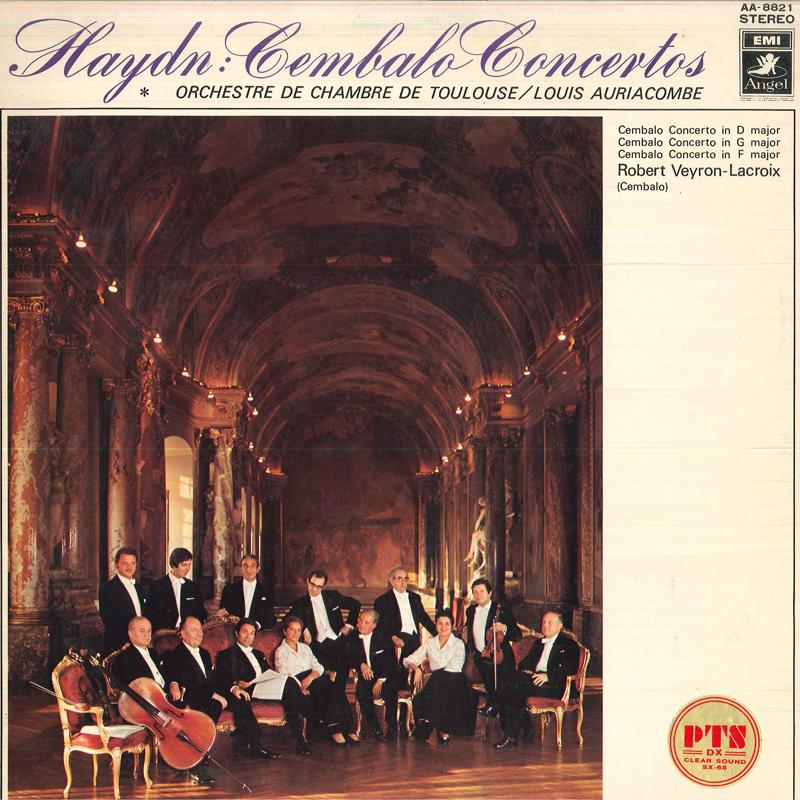 LP Record ROBERT VEYRON LACROIX(CEMBALO), LOU - Haydn : Cembalo CONCERTOS AA8821 ANGEL Japan Classical Used