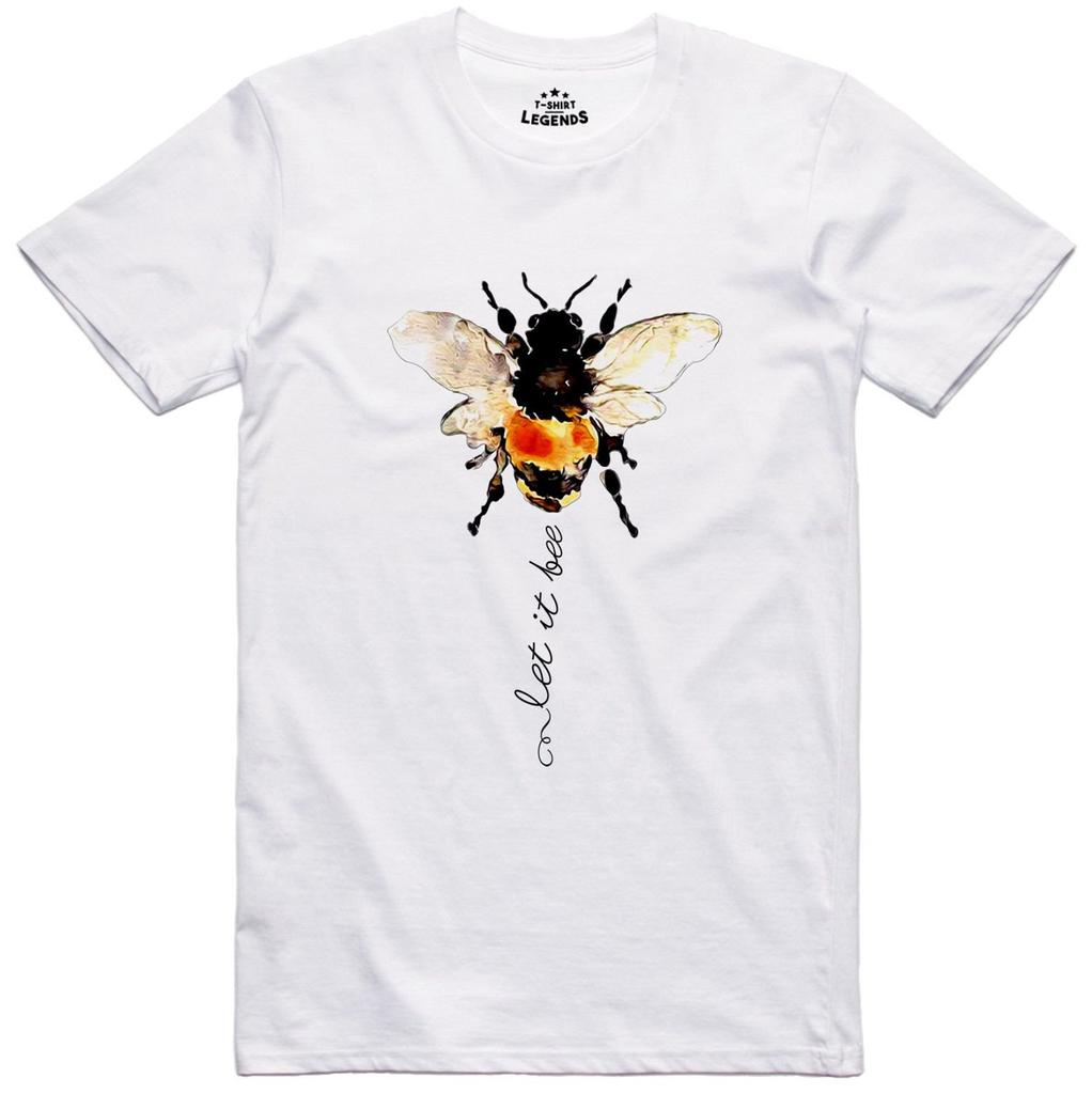 Let It Bee Arty Nature Design Regular Fit T Shirt