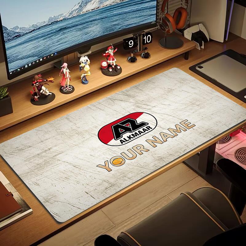 AZ Alkmaar Print Cushion Non-slip Laptop Tablet Big Mousepad XXL Mat Mini PC Playmat With Lock edge