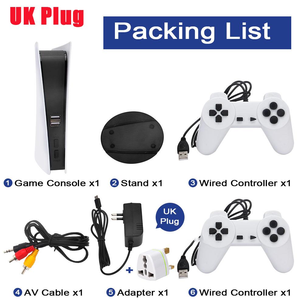 VAORLO Game Station 5 Video Game Console With 200 Classic Game 8 Bit TV Consola Retro Handheld Kids USB Wired Gaming Player AV Output