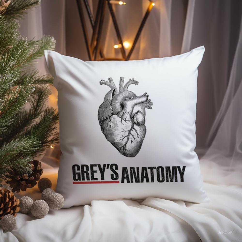 Чехол для подушки G-Greys Anatomy Премиум Комфорт Двусторонний Чехол для Подушки - Дизайн "Два в Одном" для Любой Комнаты и Салона Автомобиля