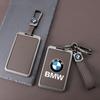 SQLI6 Zinc Alloy Leather Car Smart NFC Card Key Case Cover Shell For BMW M 3 5 7 Series X1 X3 X5 X6 X7 535le Auto Keychain Accessories