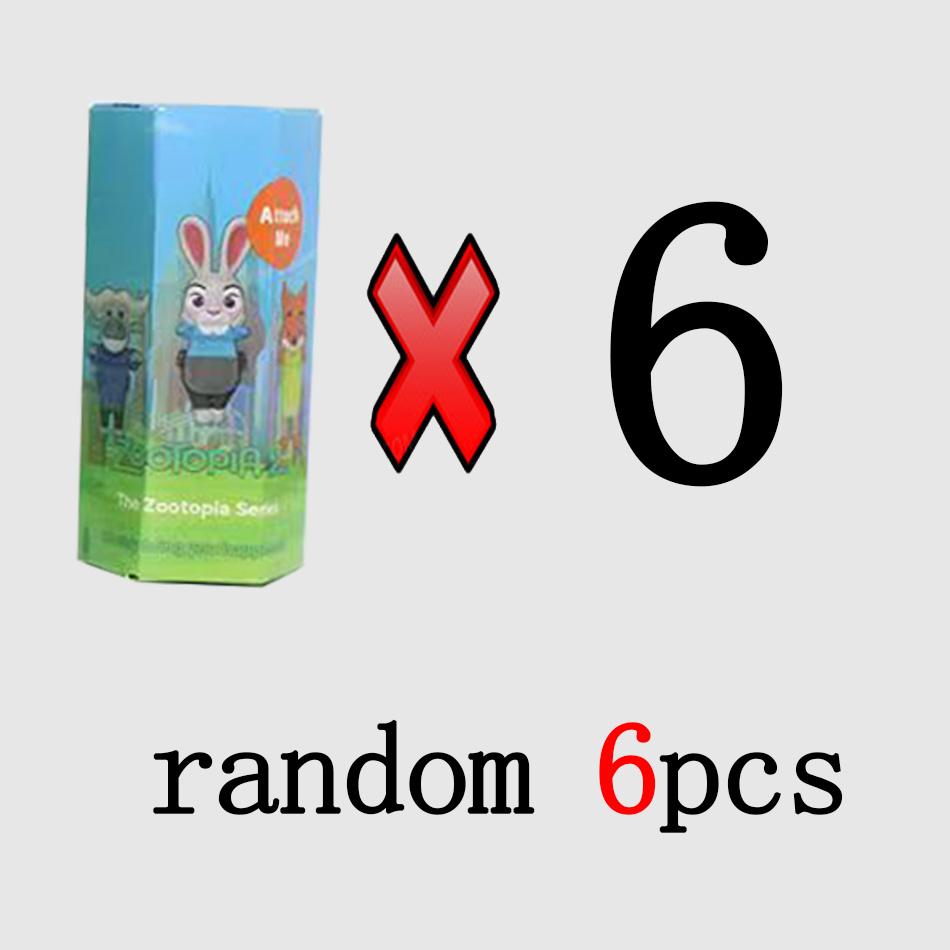 Зверополис 2 Сюрприз-бокс Горячие аниме-фигурки Mystery Box Игрушки Джуди Ник ПВХ Фигурки Действия Модные Коллекционные Фигурки для Мальчиков Девочек