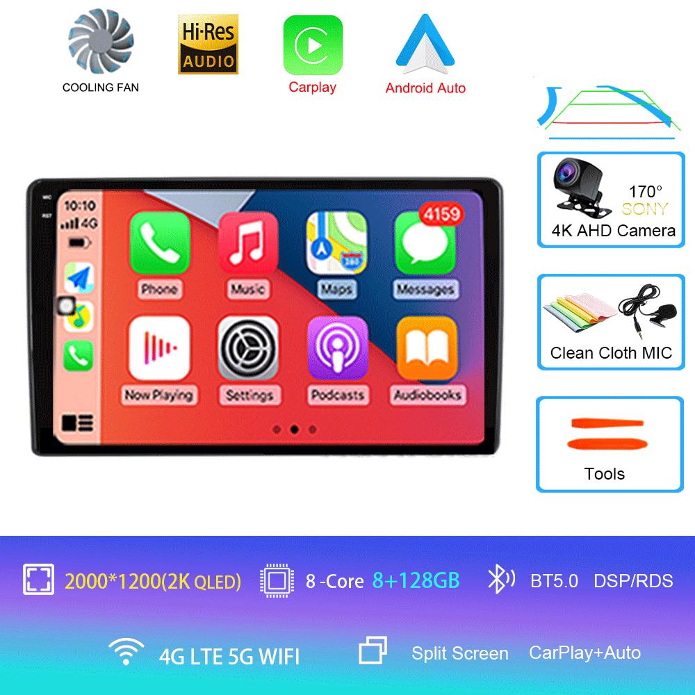 Автомобильный радиоприемник Android 14 для Fiat Ducato 3 2006-2022, для Peugeot Boxer 2 2006-2022, для Citroen Jumper 2 2006-2022, мультимедийная стереосистема