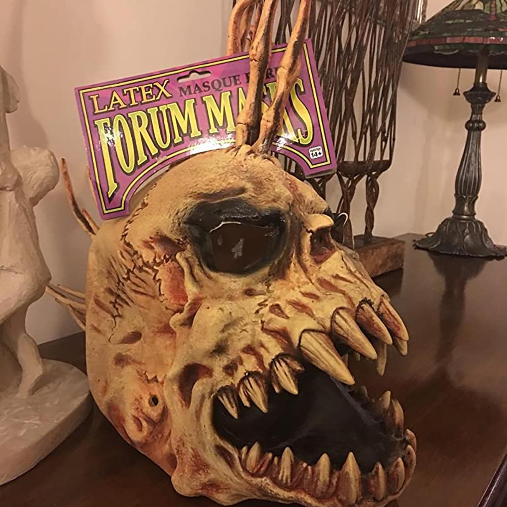Halloween Horror Skull Mask Hot Sale Scary Zombie Prop Latex Headgear Mask