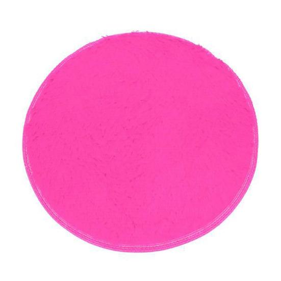 40cm Round Bathroom Bedroom Coral Fleece Soft Non-slip Floor Mat Rug Home Decor