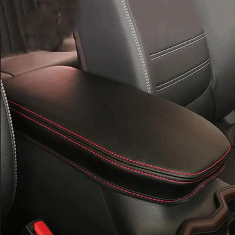 Car Console Armrest Covering Mat for Toyota RAV4 2019 2020 2024 2024 2024 Car Arm Rest Storage Lid Leather Cover Protection Pad