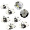 5/6/8Pcs Sewing Rolled Hem Foot Stainless Steel Sewing Machine Rolled Hemming Presser Foot for Household Sewing Shop