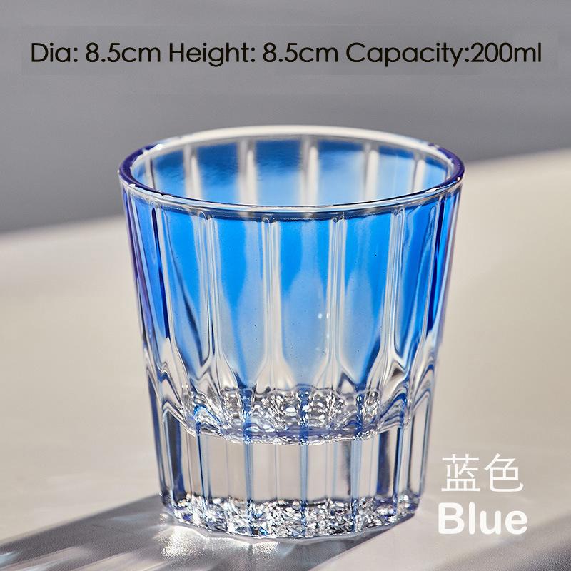 1PC Fashioned Cut Glass Whiskey Glass Tumbler Water Glass Cup Suitable for Cocktail Whisky Drink Red Wine Vodka