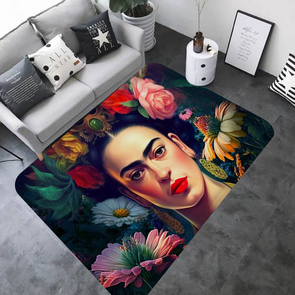 Vintage Artist F-Frida K-Kahlo Door Mat Kids Room Bedroom Decoration Balcony Anti-Slip Doormat Living Room Doormat Area Rug