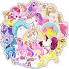 30 PCS Unicorn Sticker Cute Anime Dream Children's Cartoon Funny Stickers for DIY Travel Case Laptop Bicycle Fridge Car Decals