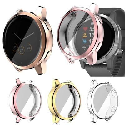 Защитный чехол для умных часов Garmin Venu 2/2S, защитная рамка из ТПУ с покрытием для Garmin Vivoactive 4S/4, аксессуары-бампер