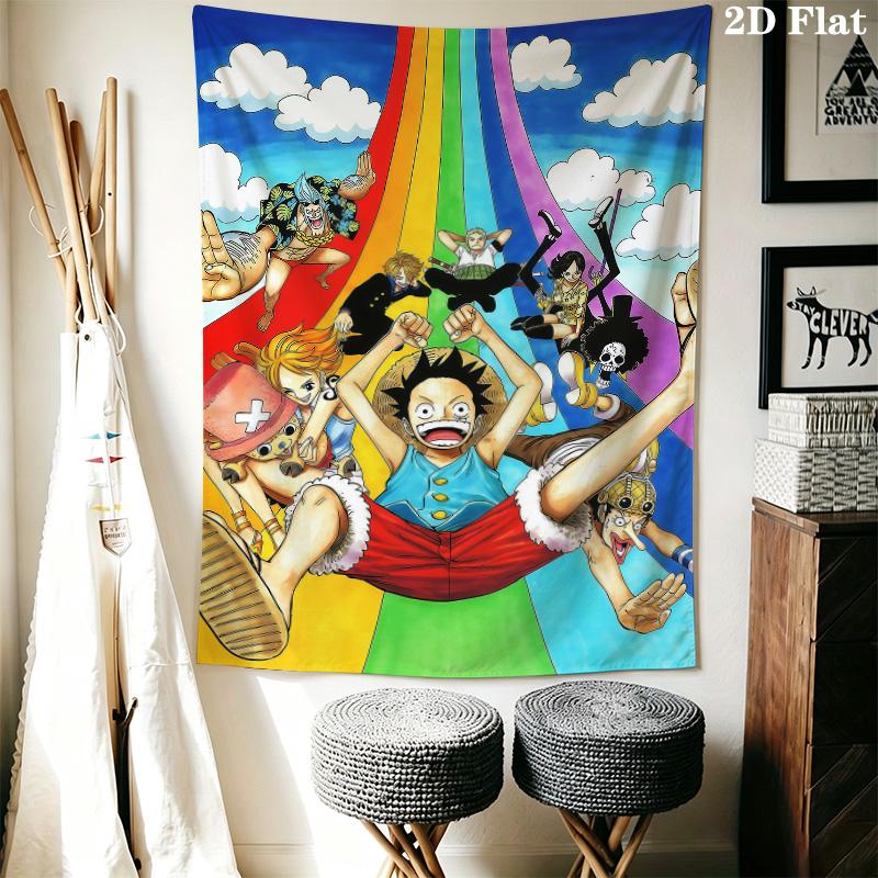 One Piece Wall Tapestry Aesthetic Wall Hanging Printed Fabric Blanket Decorative Tapestries For Bedroom Living Room Home Decor