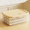Food-grade Dumpling Storage Box Plastic Refrigerator Storage Box Wonton Freezer  Household