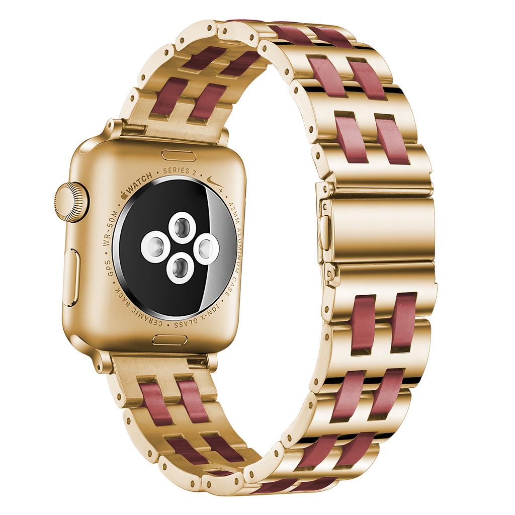 Ремешок для часов для iWatch Serie 9 41 мм 45 мм 8 7 6 5 Ремешок из нержавеющей стали и смолы для Apple Watch Ultra 2 49 мм, ремешок 40 мм 44 мм