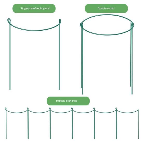 Колья для поддержки растений Полукруглый верх Металлический кол для растений Клетки и опоры для пионов Кольца для поддержки садовых растений для уличных комнатных растений Помидоры Гортензия