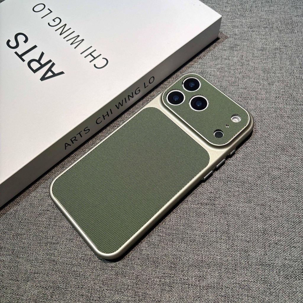 Чехол для iPhone 16 Pro Max с полным покрытием, ударопрочный - Новая технологичная ткань, деловой защитный дизайн