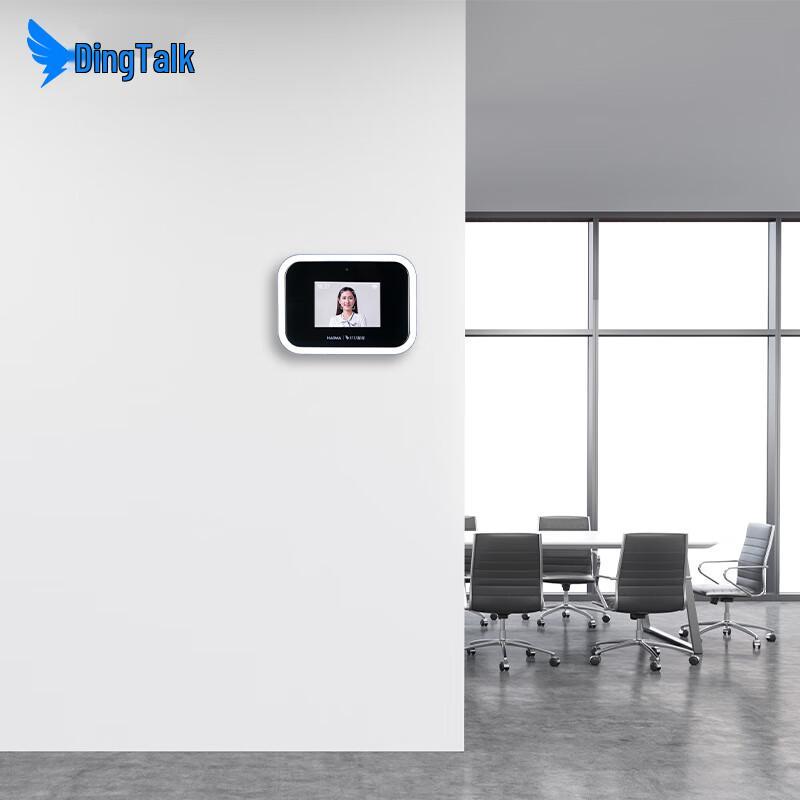 Умный аппарат для учета рабочего времени по распознаванию лиц DingTalk, штепсель CN (адаптер в комплекте)
