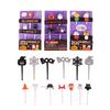 Halloween Salad Fork Pumpkin Shaped Appetizer Toothpick Cocktail Tasting Fork Cake Decoration Bento Box Accessories