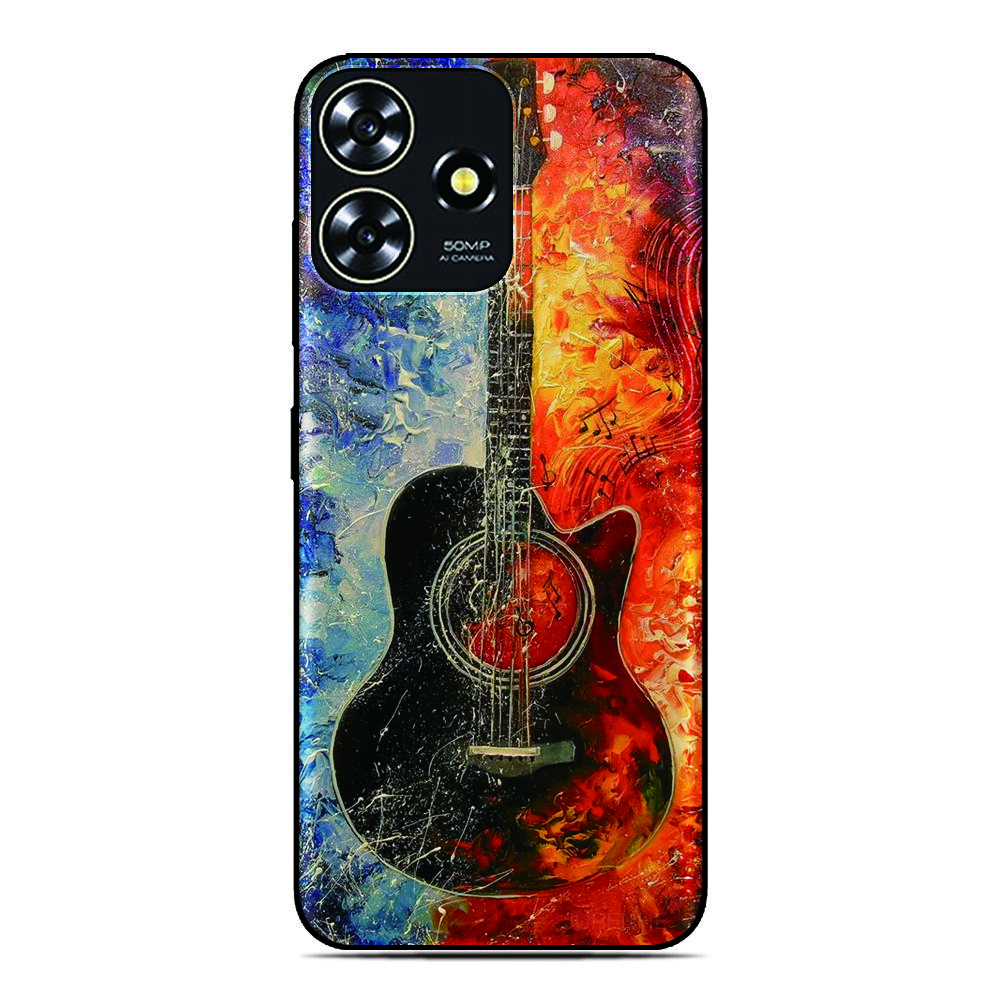 Flame Musica Phone Case For Blackview Wave 9C 8C 6C Shark 9 Color 8 Oscal C80 C70 C60 C30 C20 Pro Flat 2 1C 2C Tiger 13 12 Cover