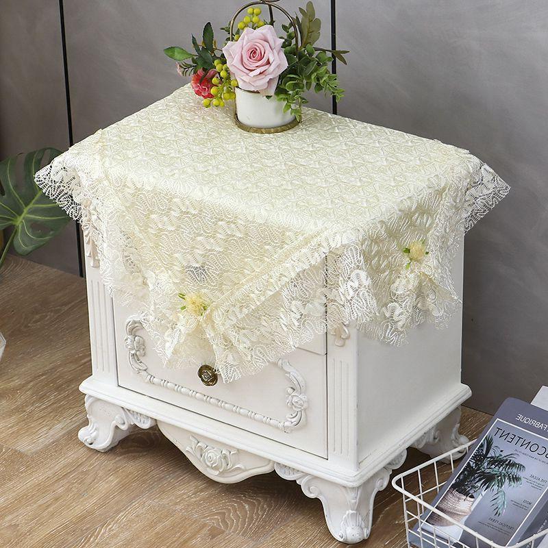 Universal Scarves Bedside Table Covers Dust Covers Water Dispensers Refrigerators Lace Washing Machines Coffee Tables Tablecloths Fabric Fabrics