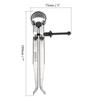 Kozelo Spring Inside Caliper Stainless Steel Spring Caliper Straight Leg Measuring Tool for Size Silver Tone - [7"] Measuring,