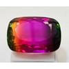 Stunning Natural Bi-Color Ametrine 80+ Ct Cushion Cut Certified Loose Gemstone
