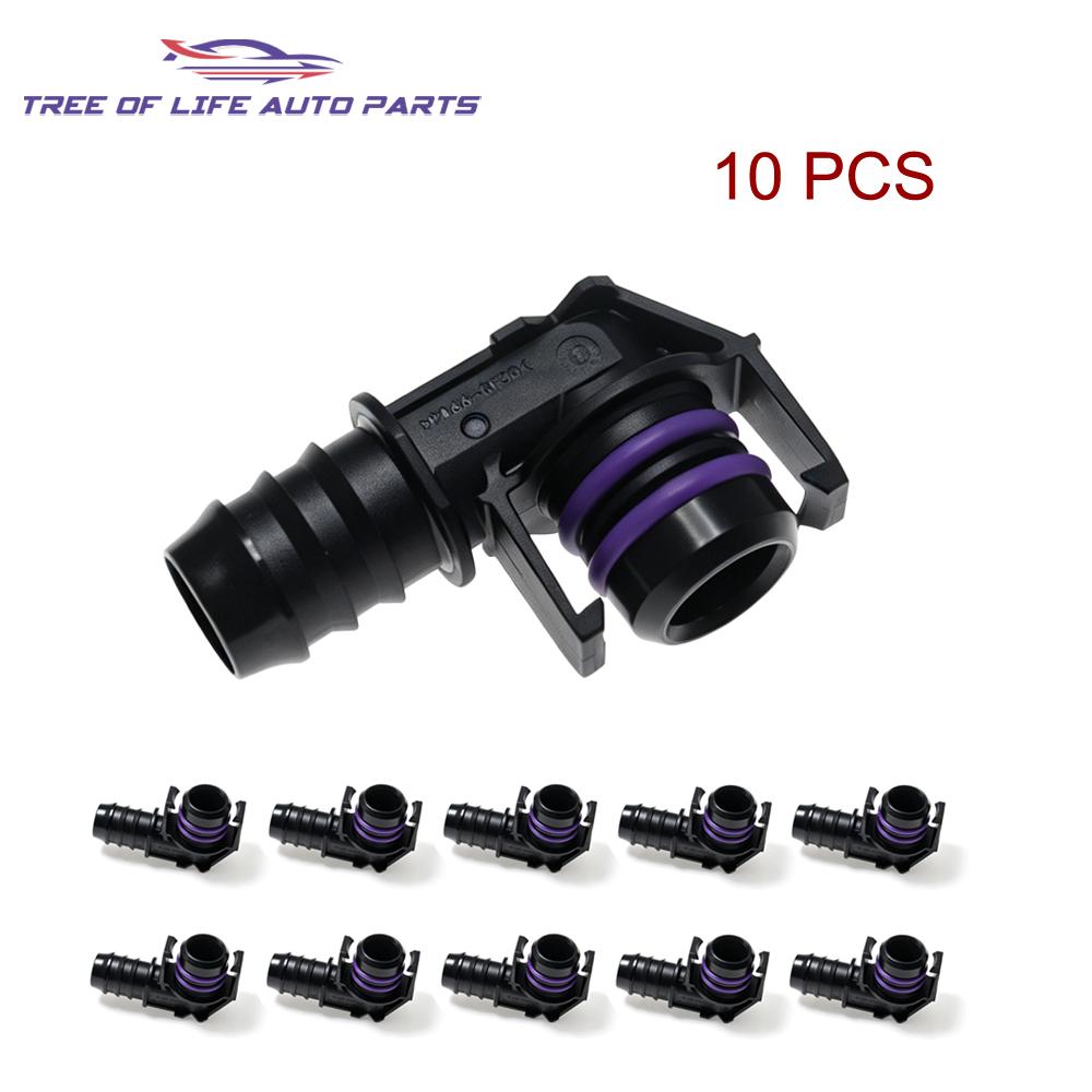 1/2/5/10x Lower Radiator Cooling Coolant Hose Tube Pipe Connector 107634200D For Tesla Model 3 Y 2017 2018 +