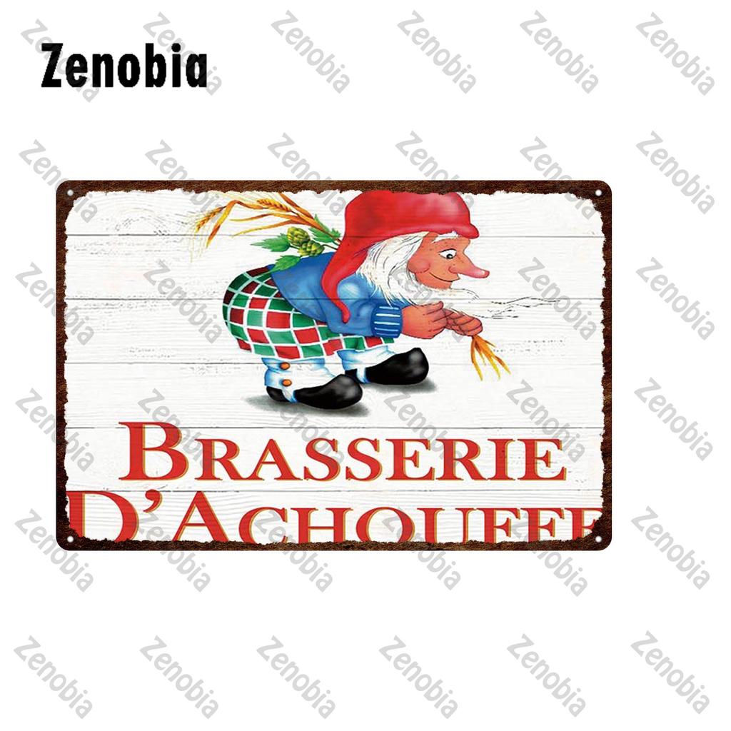 Beer Metal Sign Poster Wine Plate Vintage Plaque La Chouffe Metal Poster Wall Stickers Decorative Tin Platesign Bar Pub Decor