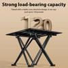 Outdoor Portable Folding Ultralight Carbon Steel Table Picnic Camping Barbecue Desk for Garden Party Family Trips