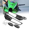 Movable Mirror for Kawasaki Motorcycles Ninja Series with Made of Aluminum Alloy Viewing and Manual Folding Function Motorcycle Accessories