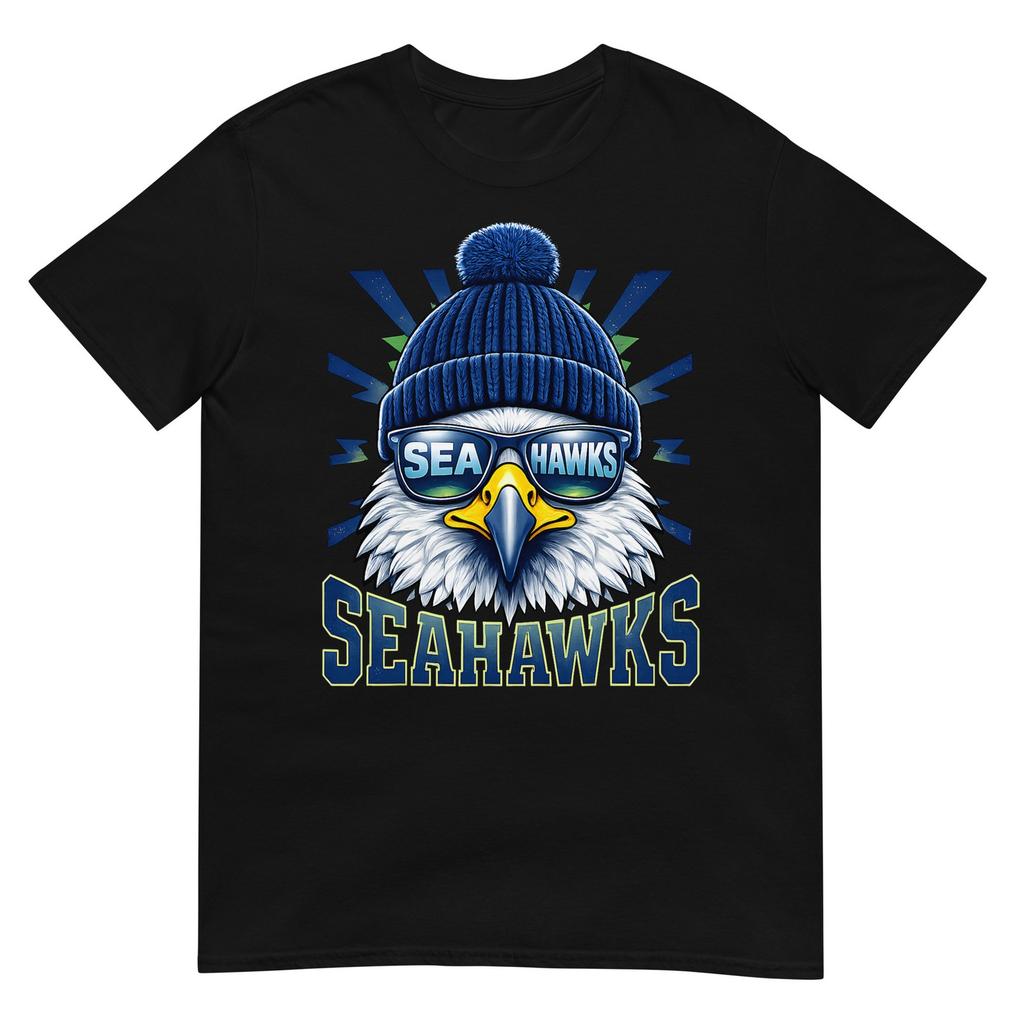 Vintage Cool Face Sea Hawk With Sunglasses Unisex Unisex Tees TShirt