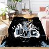 UNC-inspired fashion style Rug Floor Mat for Living Room or Bedroom Soft and Comfortable Carpet a Gift for Birthday and Holiday.