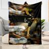 Karim Benzema Celebration Blanket Comfortable Great for Livingroom Couch Sofa All-Season Use Playful Design