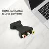 Видео Аудио Адаптер Позолоченный Высокое Разрешение Портативный HDMI-совместимый в 3 RGB RCA AV Компонентный Конвертер для Телевизора