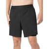 HOKA One One Однотонные уличные шорты средней посадки с эластичной талией, повседневные шорты для мужчин, черные 1151080-BLK